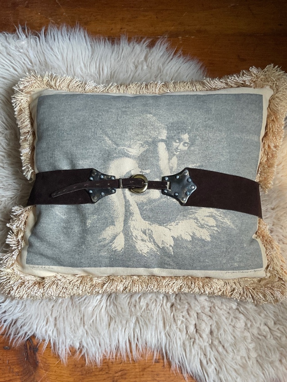 Saks Fifth Avenue Vintage brown suede belt